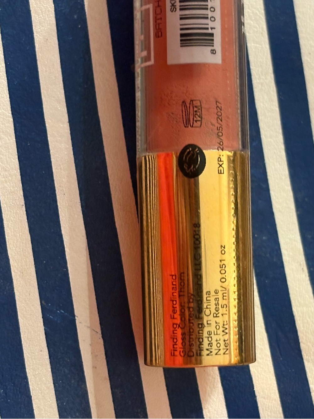 Finding Ferdinand Lip Gloss in Thorn - Picture 2 of 5